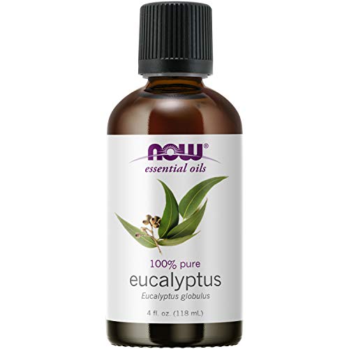 MAINTENANT Huiles essentielles, huile d'eucalyptus, parfum d'aromathérapie clarifiant, distillation à la vapeur, 100% pure, végétalienne, 4 oz liq. (1 dose)